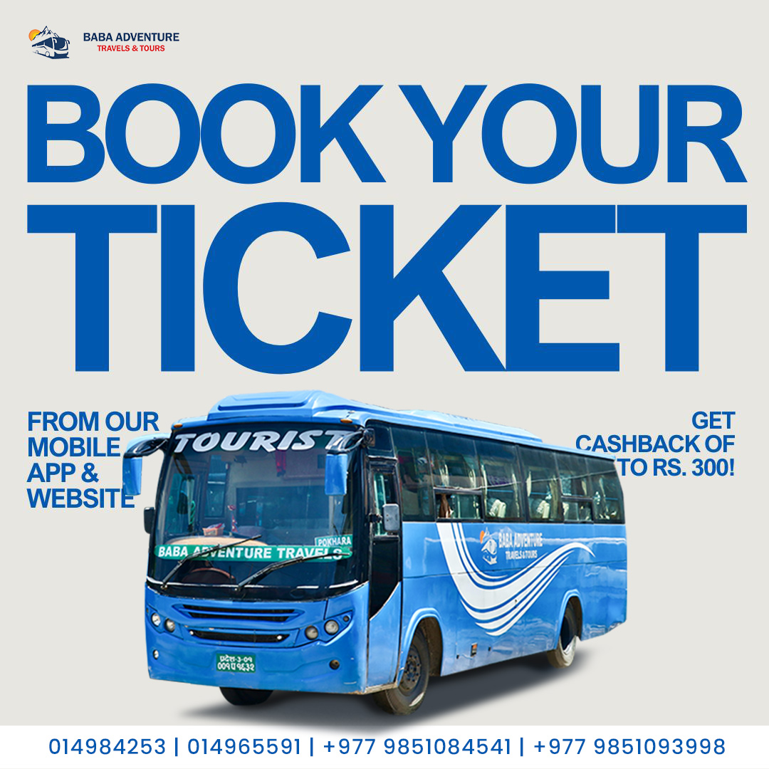 Chitwan to Kathmandu Tourist Bus Service