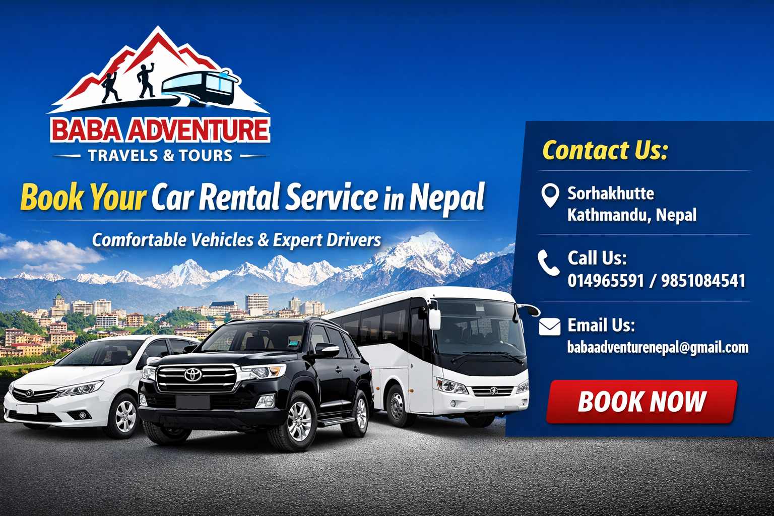 Car Rental Service in Nepal
