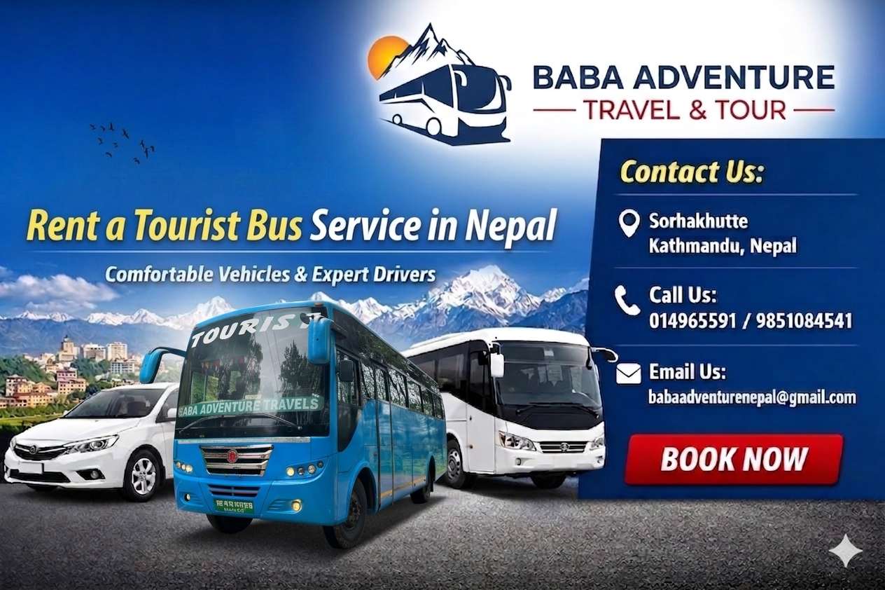 Tourist Bus Rental Service in Nepal