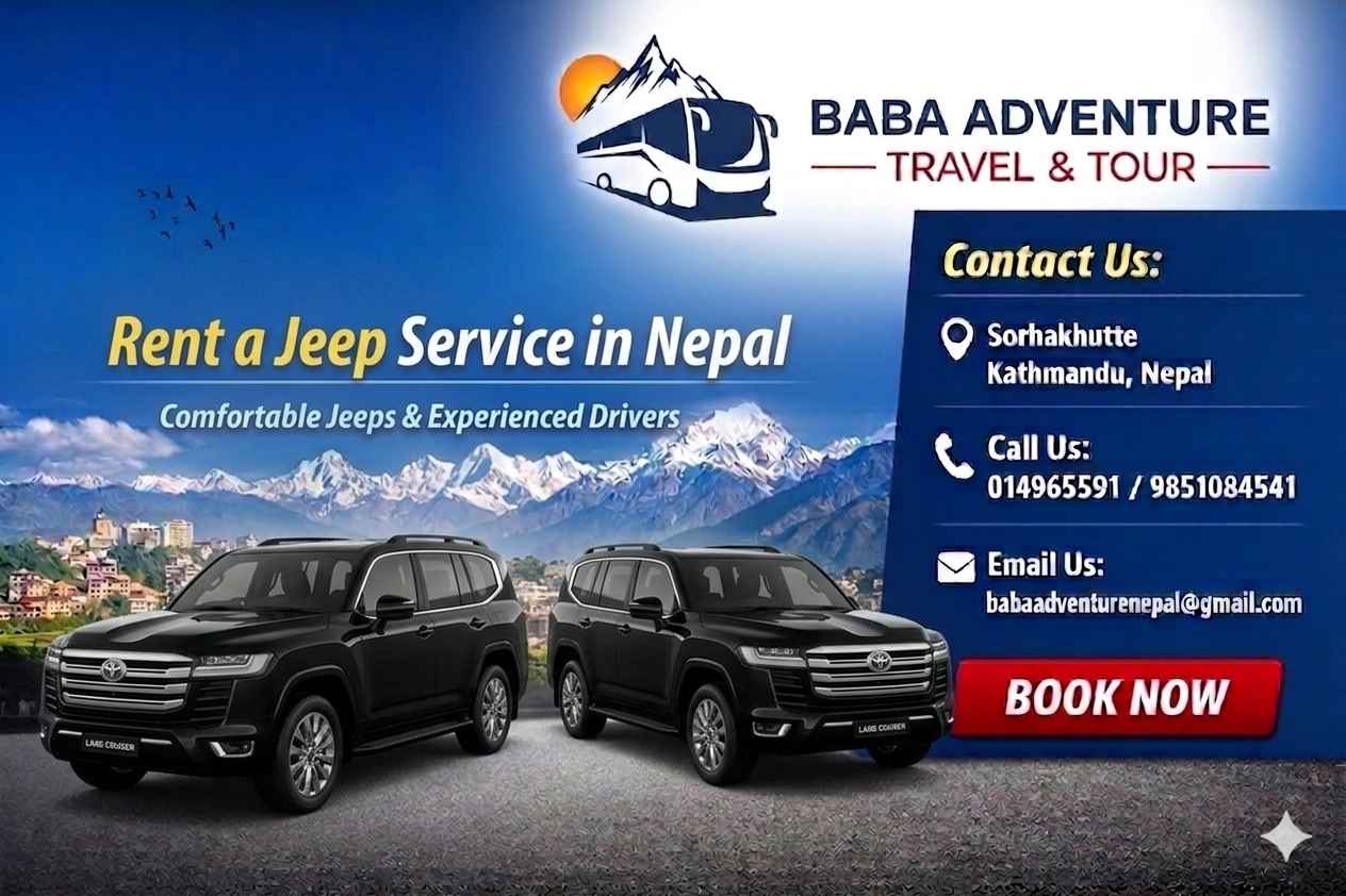 Jeep Rental Service in Nepal