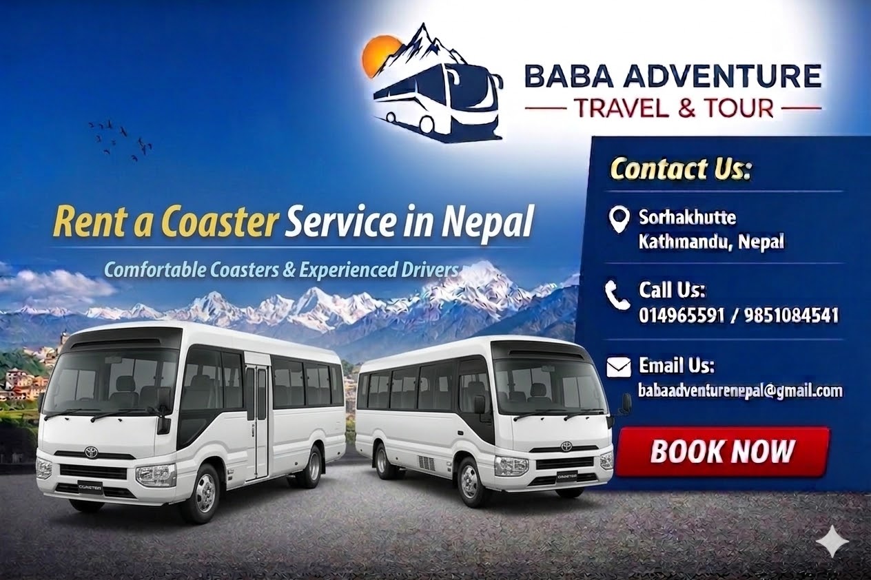 Coaster Rental Service in Nepal