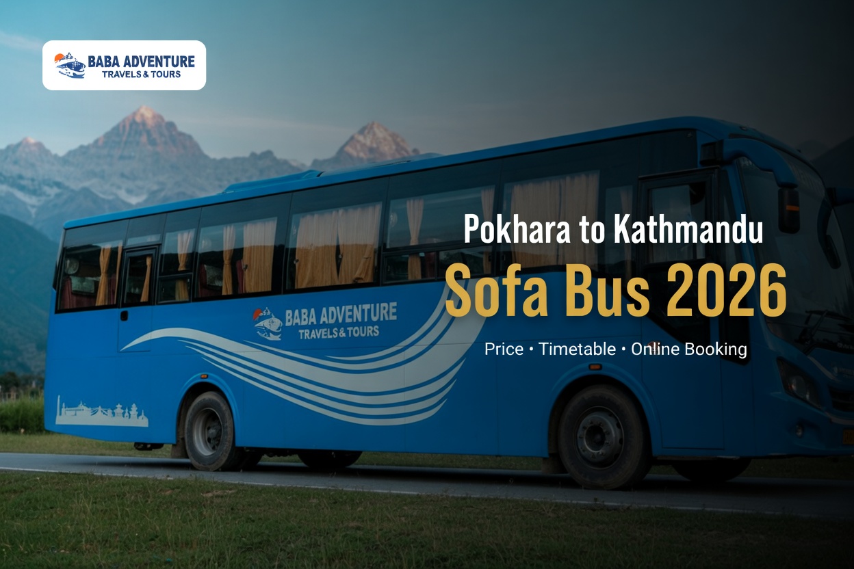 Pokhara to Kathmandu Sofa Bus 2026 – Price, Timetable & Online Booking Guide